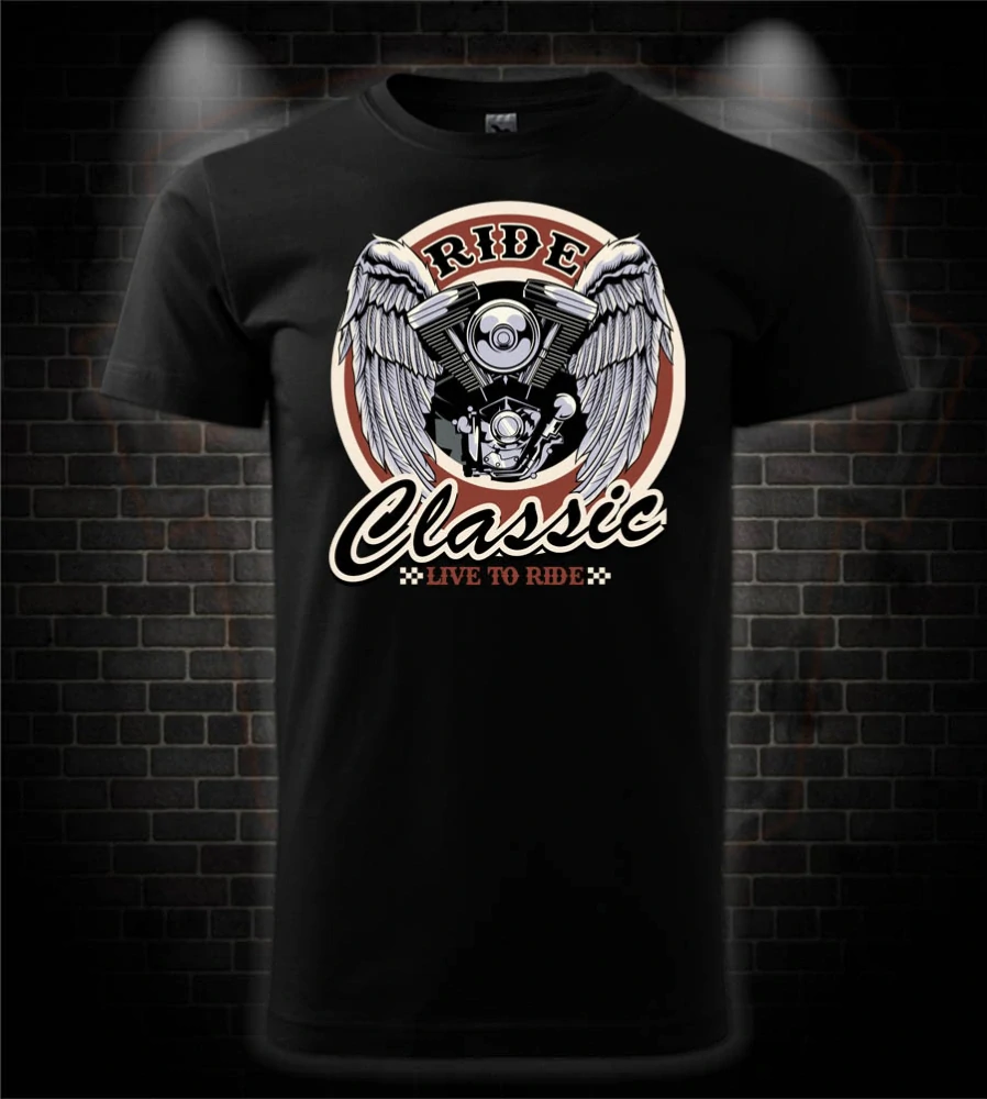 Motorkárske tričko Ride Classic