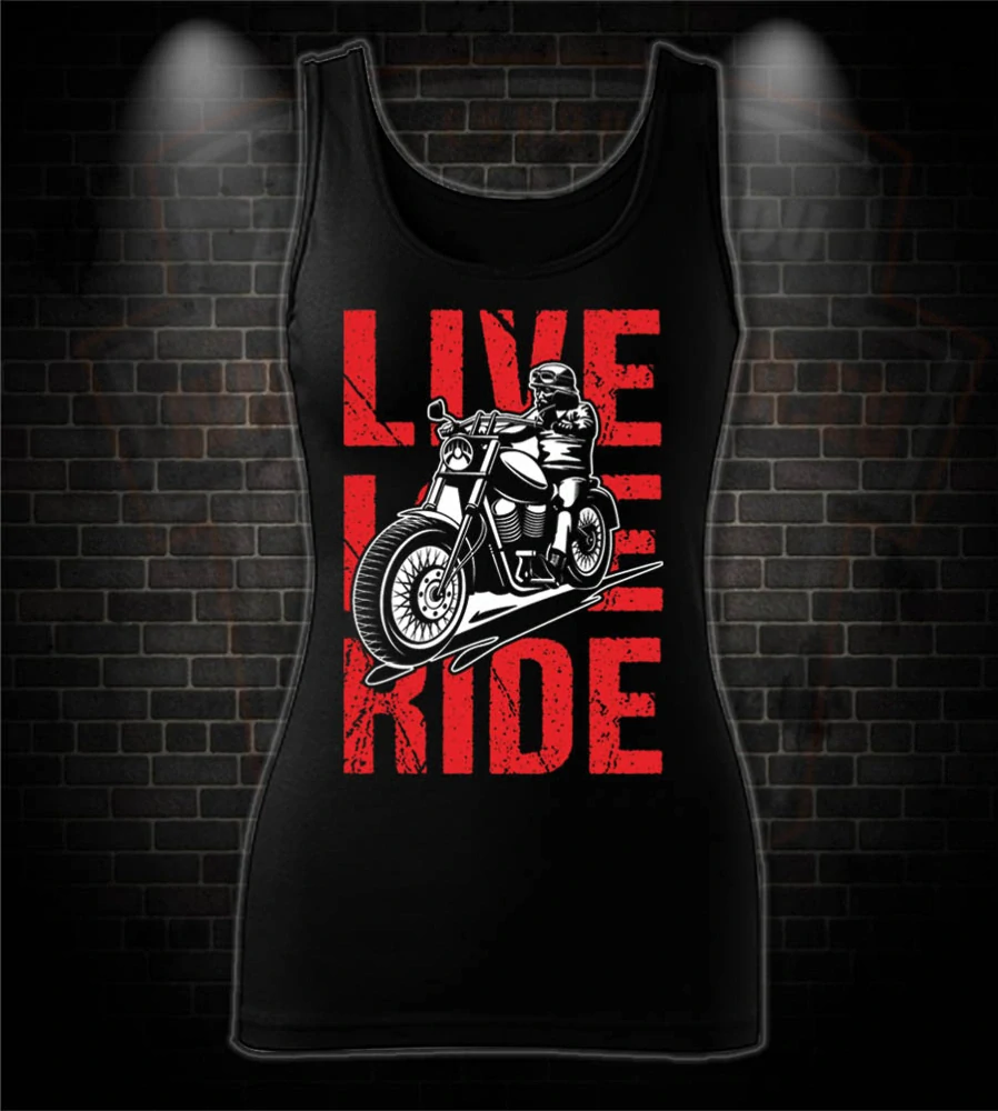 Dámske tielko Live Love Ride