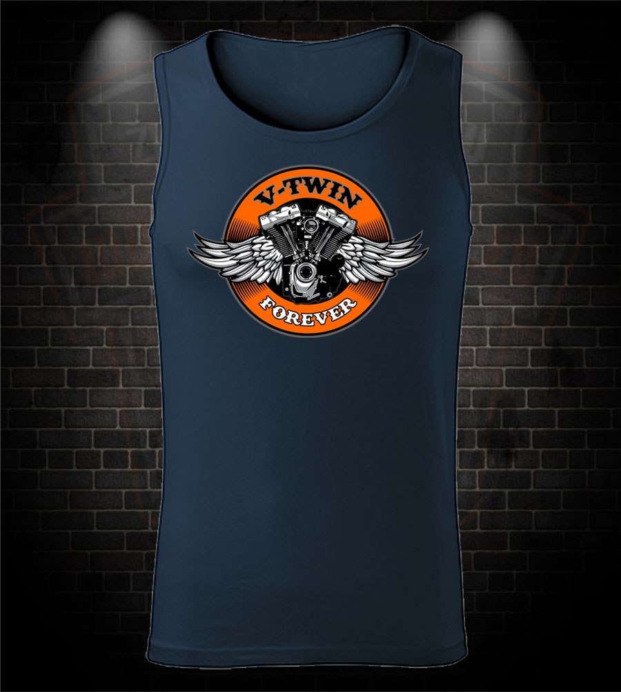 Motorkárske tielko V-Twin Forever