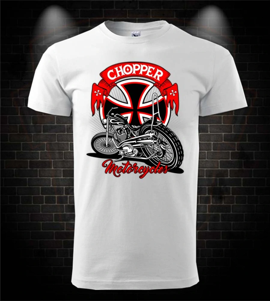 Motorkárske tričko Chopper Motorcycles