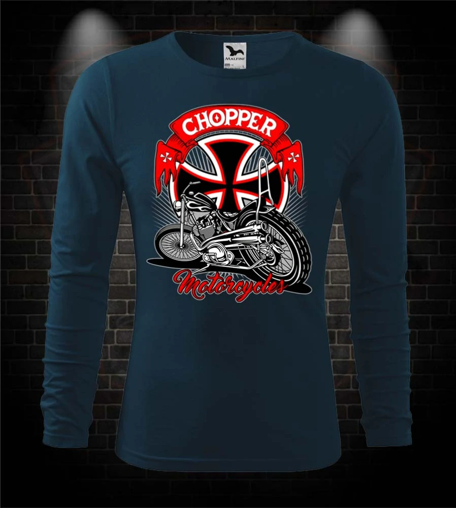 Mototričko s dlhým rukávom Chopper Motorcycles