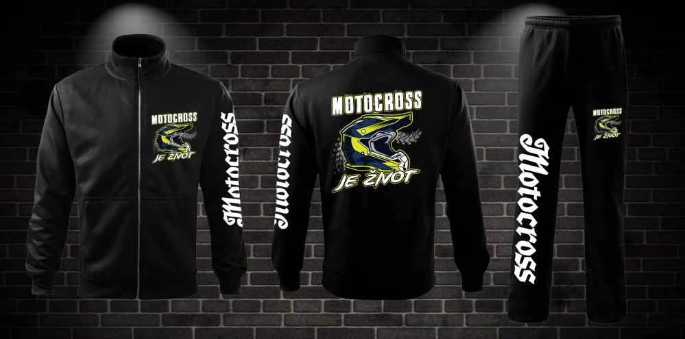 Tepláková súprava Motocross je život