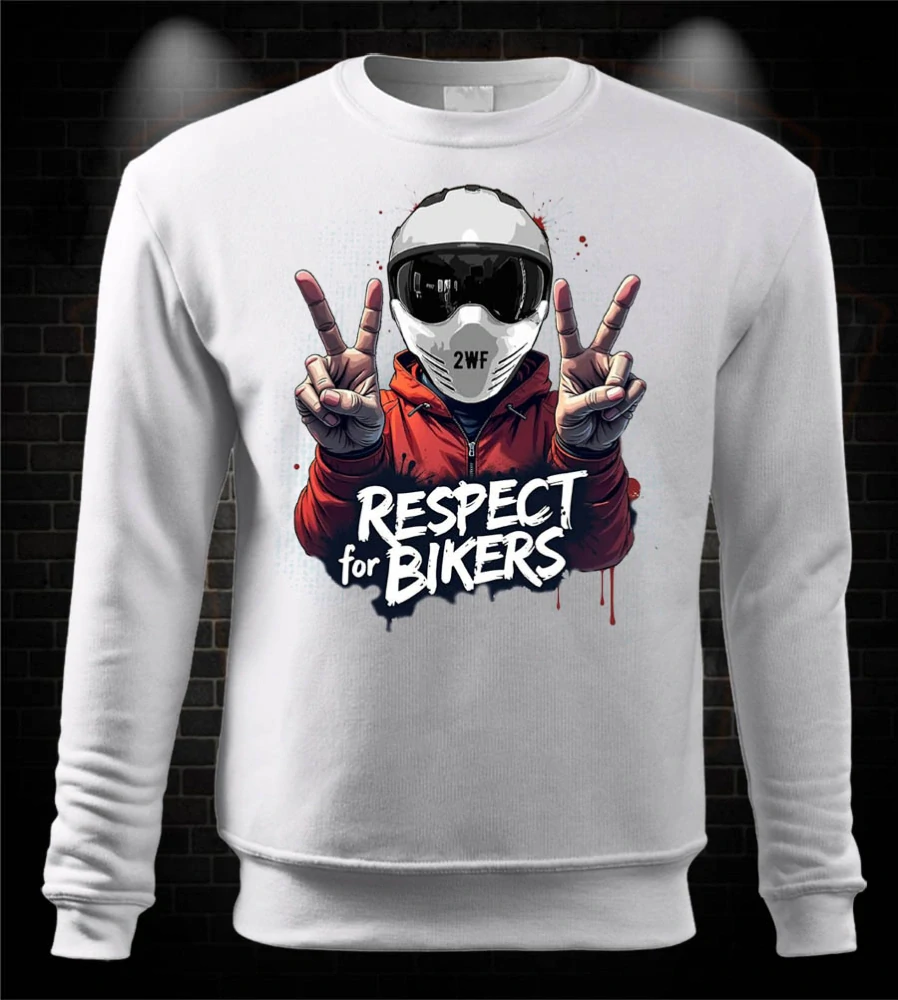 Moto mikina Respect for Bikers