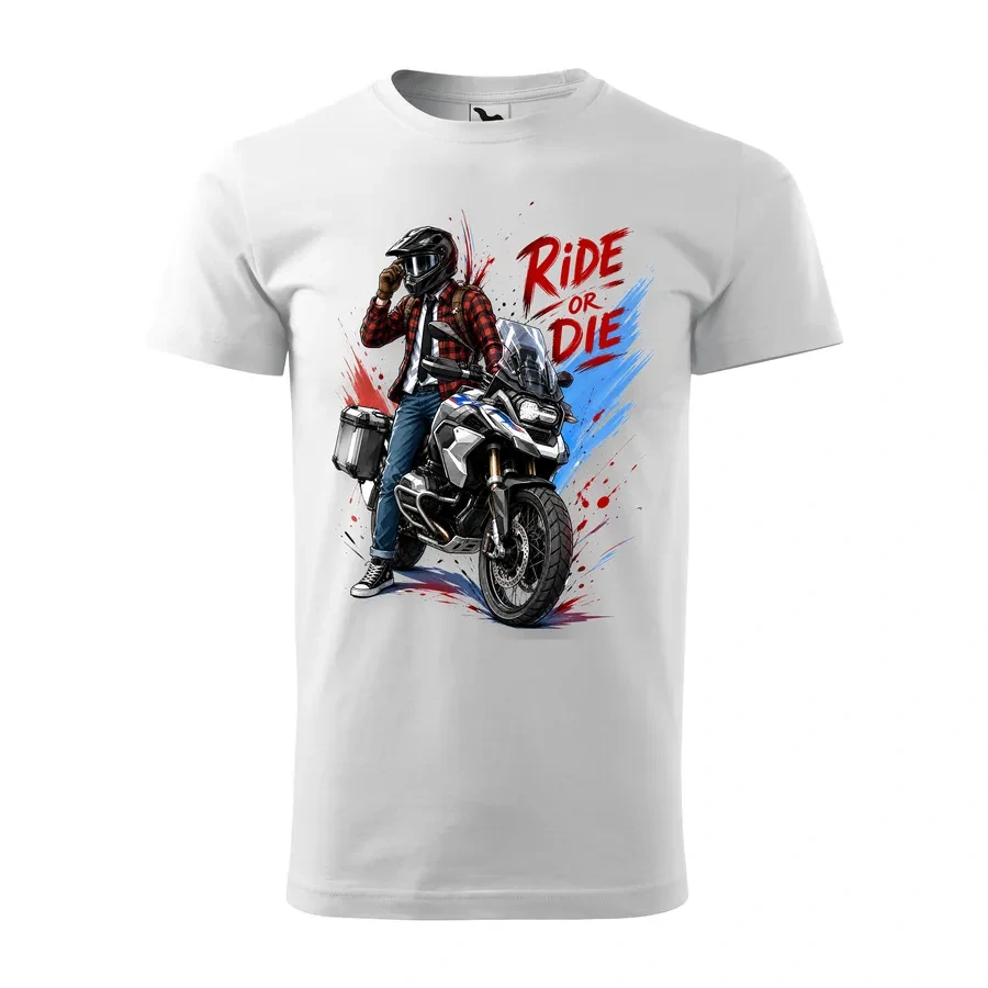 Motorkárske tričko Ride or Die | Cestovné enduro
