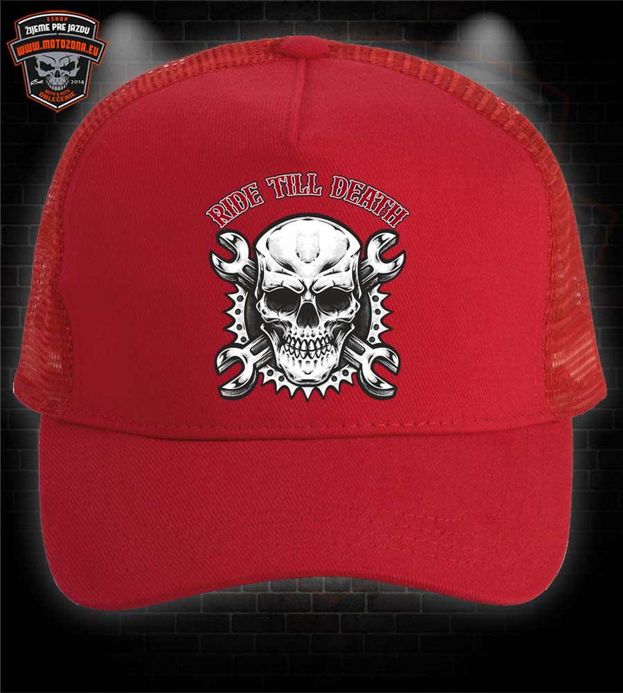 Šiltovka Ride till Death Skull