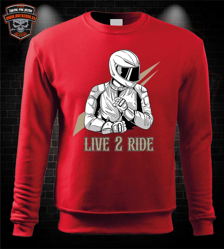 Moto mikina Live 2 Ride