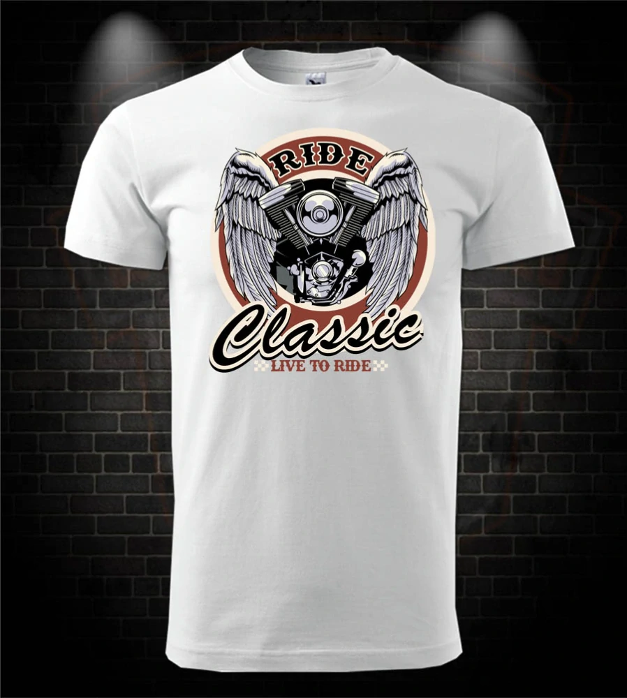 Motorkárske tričko Ride Classic