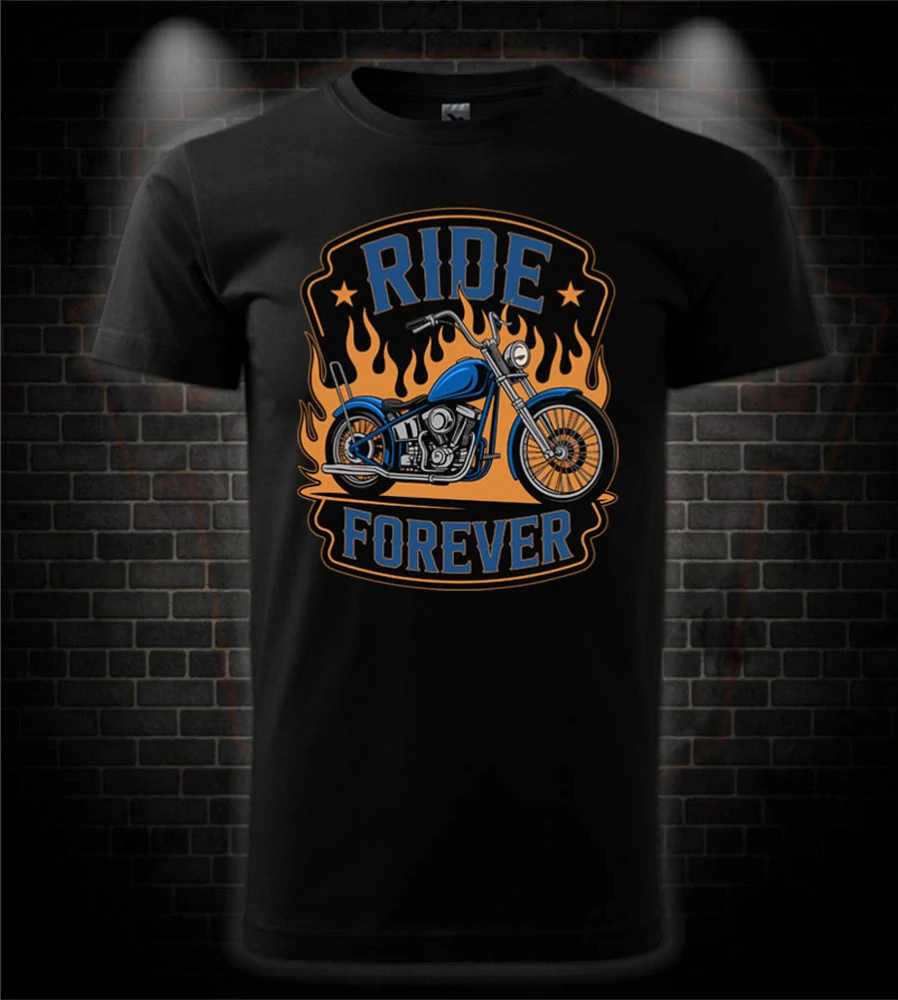 Motorkárske tričko Ride forever