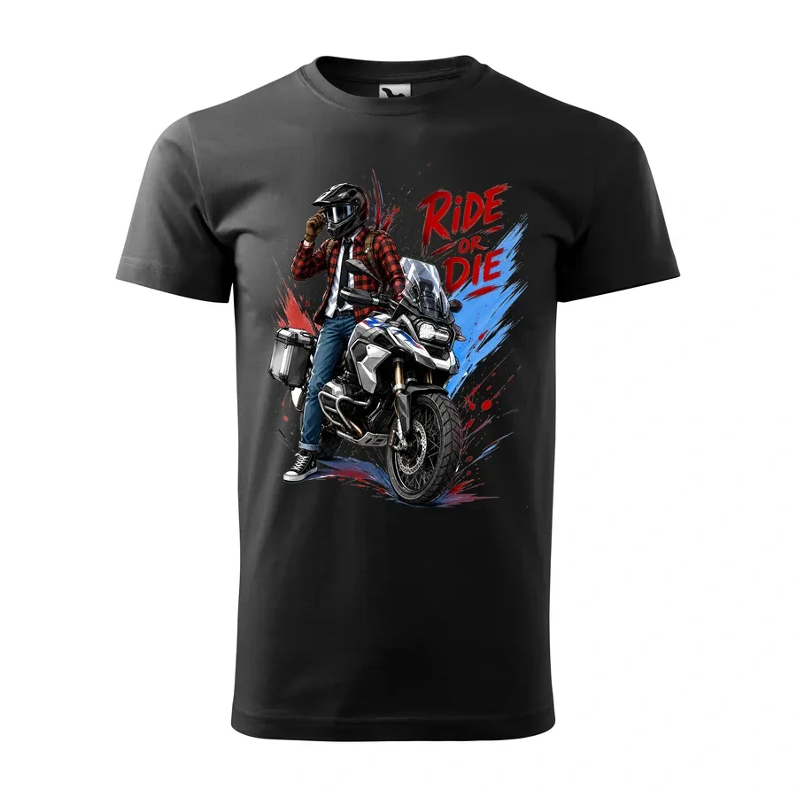 Motorkárske tričko Ride or Die | Cestovné enduro