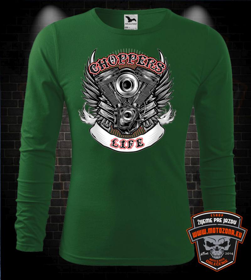 Mototričko s dlhým rukávom Choppers Life