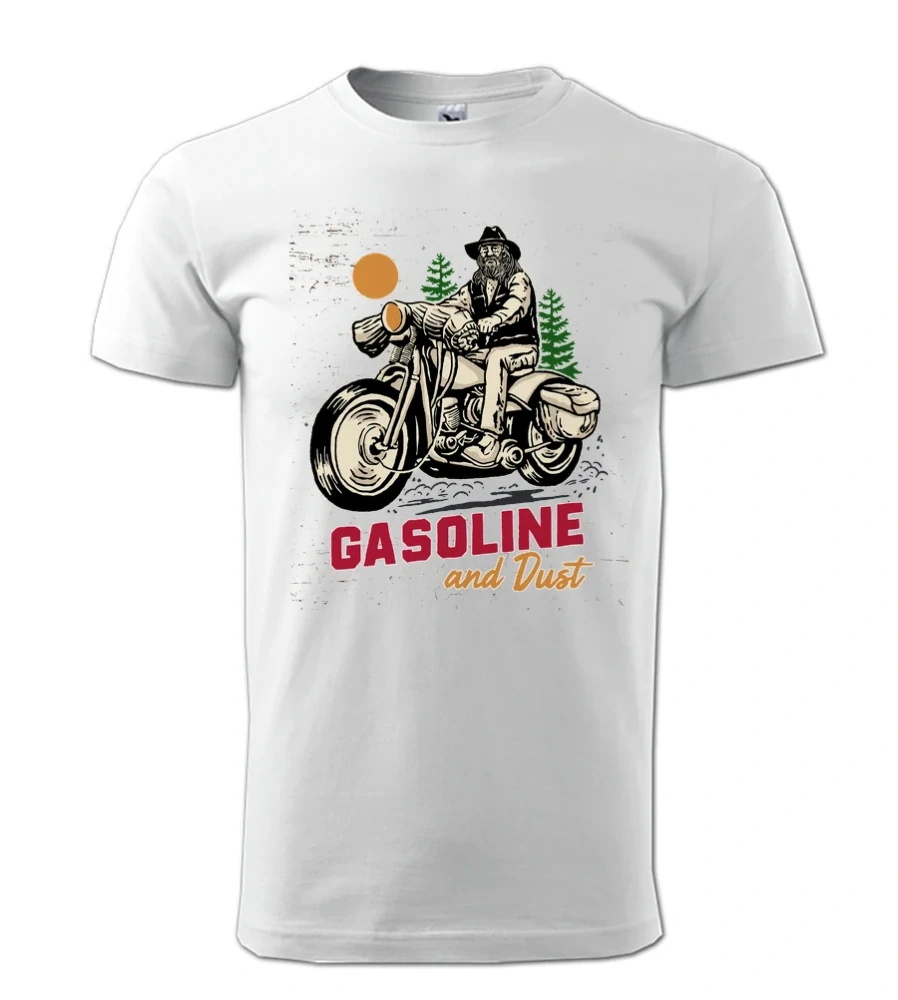 Motorkárske tričko Gasoline and Dust | Vôňa benzínu a prachu
