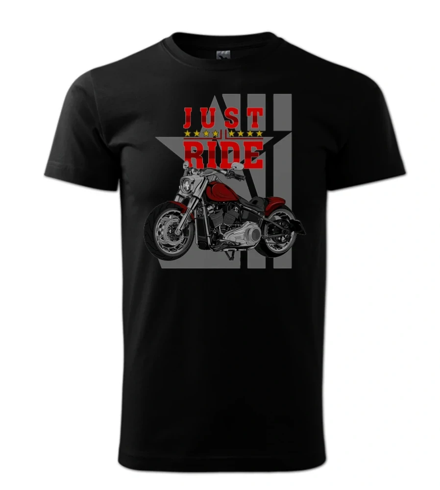 Motorkárske tričko Just Ride | Čistá radosť z jazdy