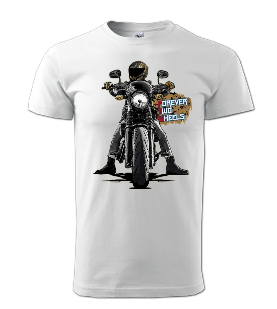 Motorkárske tričko Forever Two Wheels | Navždy na dvoch kolesách