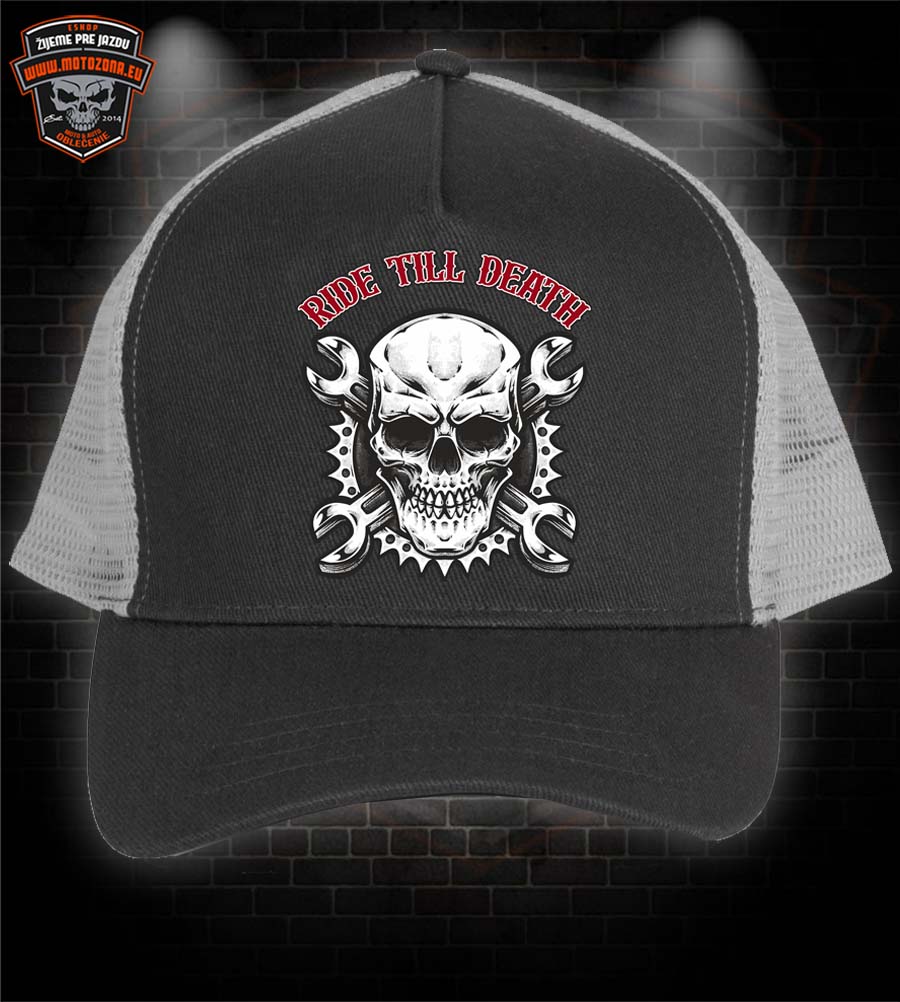Šiltovka Ride till Death Skull