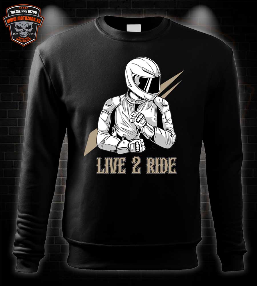 Moto mikina Live 2 Ride