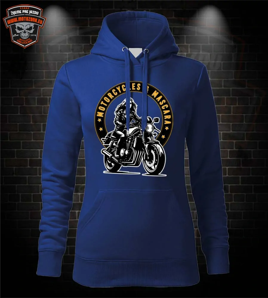 Dámska mikina Motorycles & Mascara s kapucou