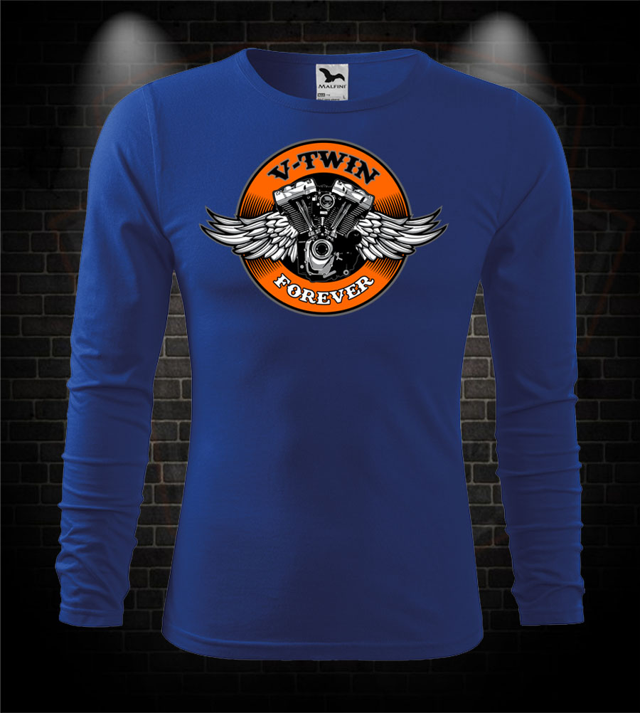 Mototričko s dlhým rukávom V-Twin Forever