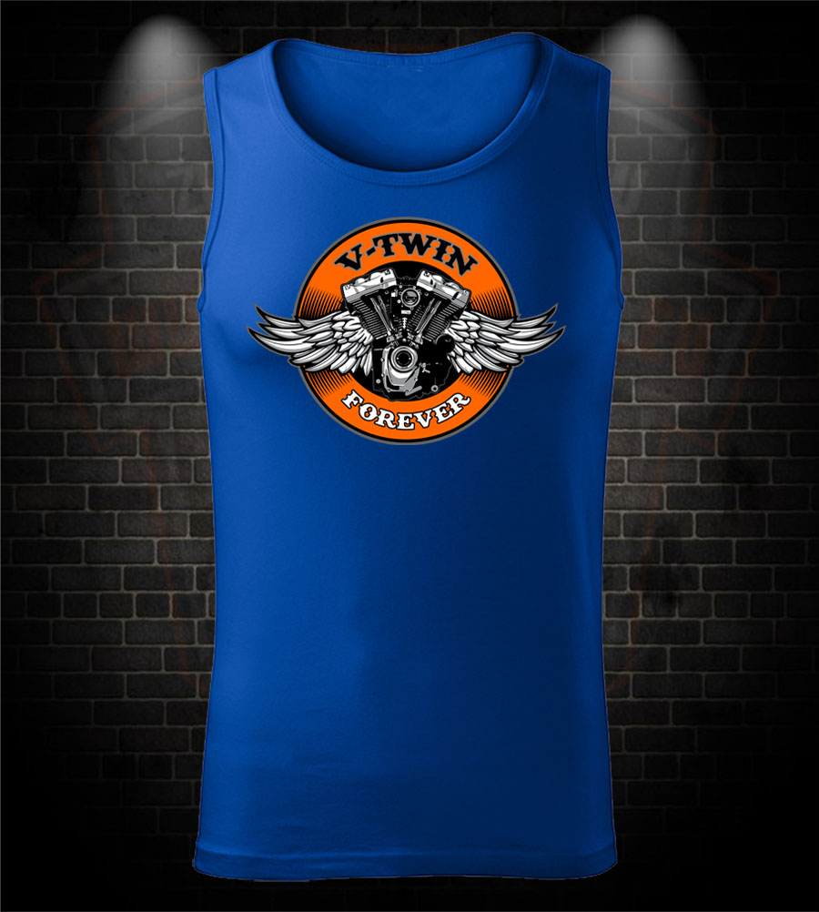 Motorkárske tielko V-Twin Forever
