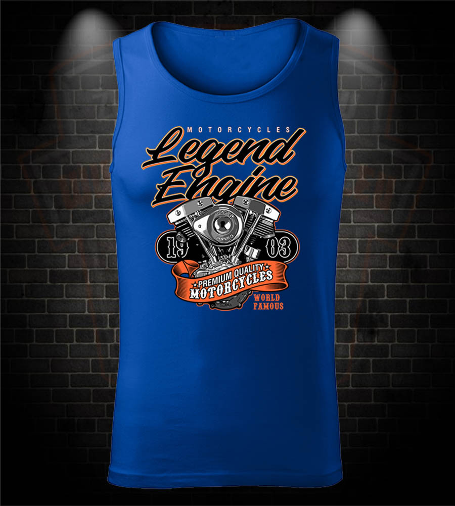 Motorkárske tielko Legend Engine - Shovelhead