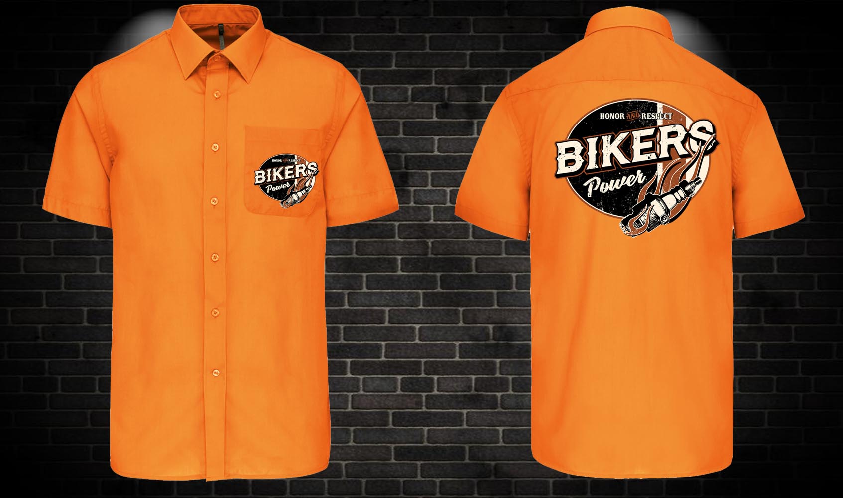 Motorkárska košeľa Bikers Power