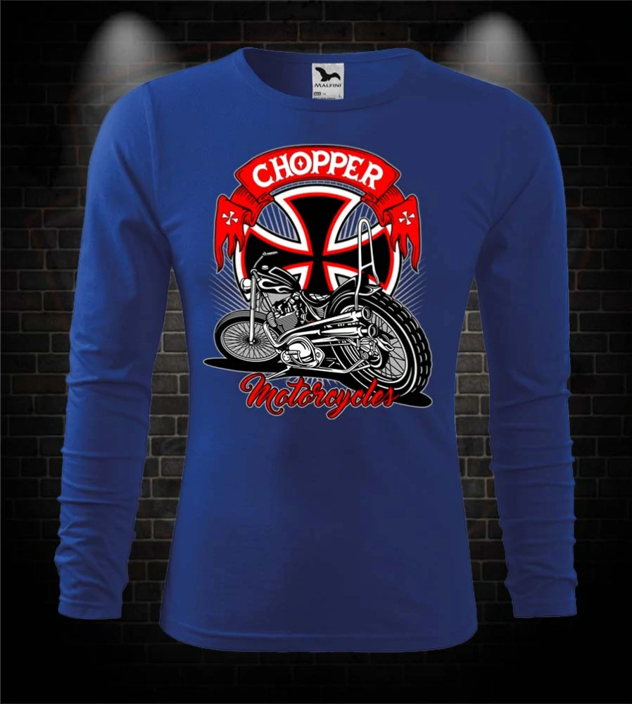 Mototričko s dlhým rukávom Chopper Motorcycles