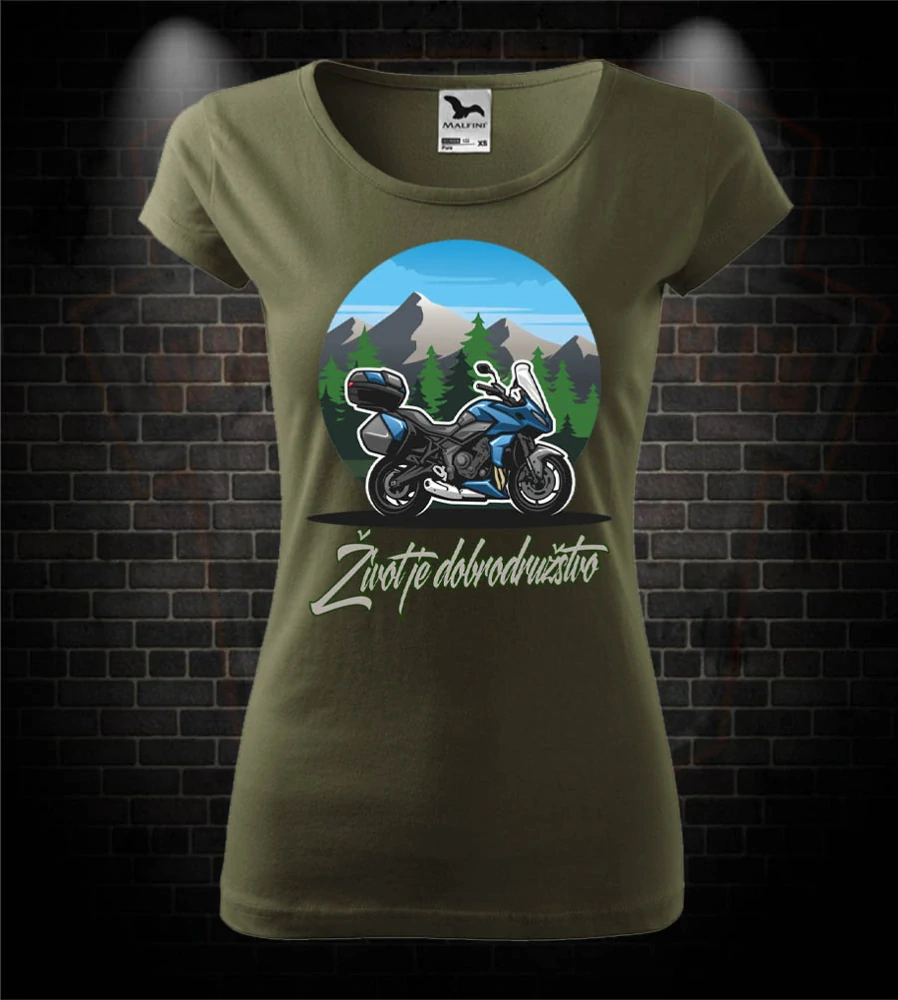 Dámske mototričko Život je dobrodružstvo