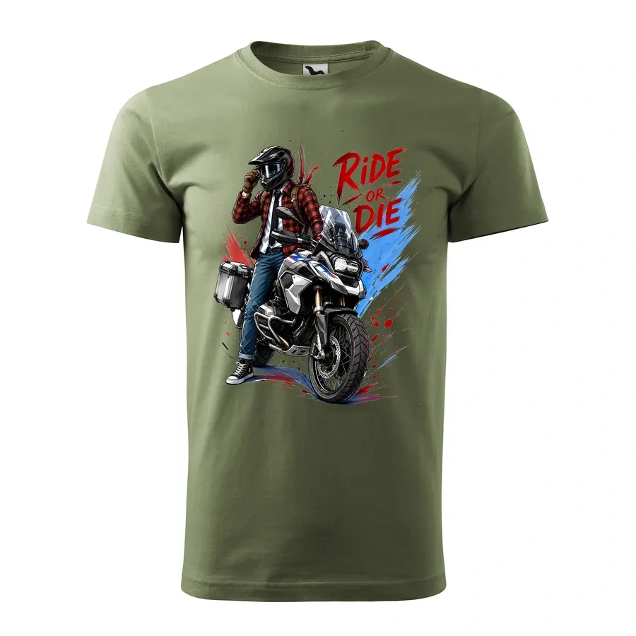Motorkárske tričko Ride or Die | Cestovné enduro