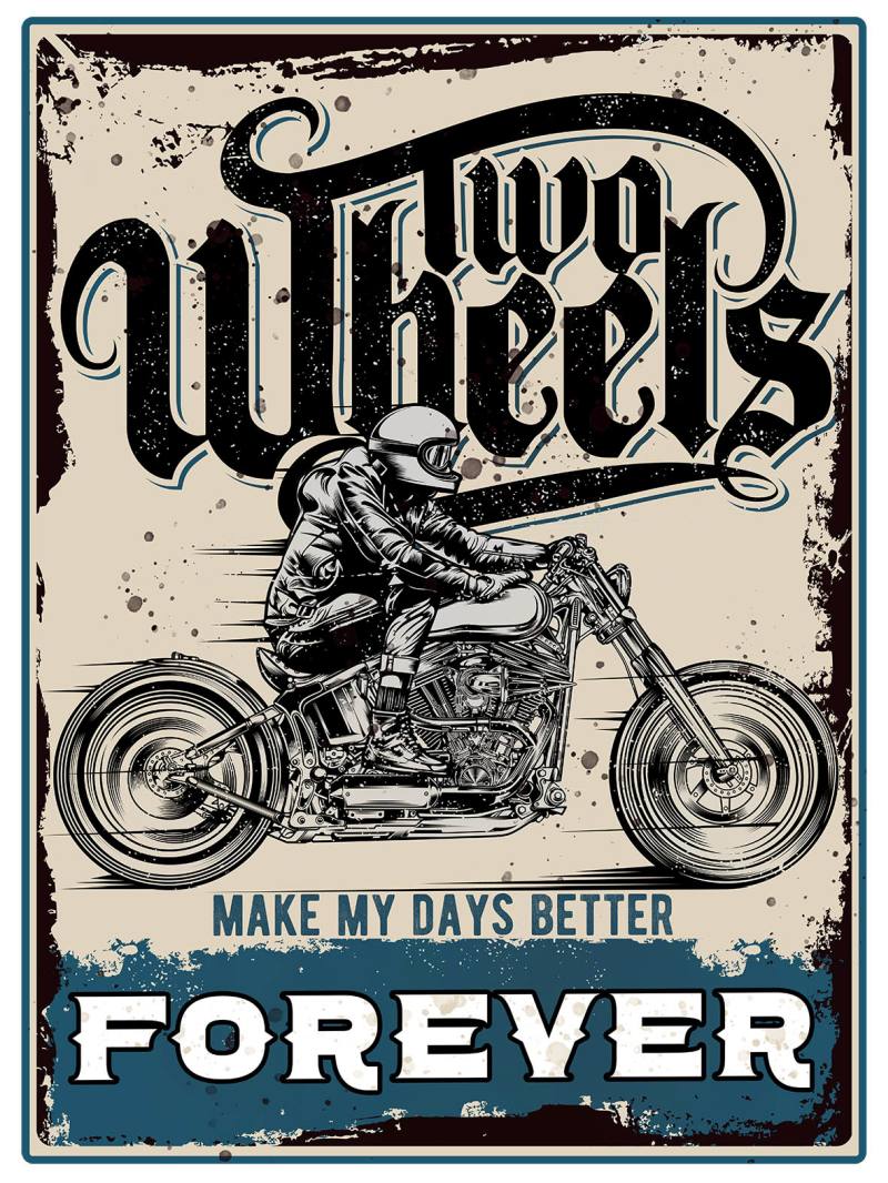 Dámske tričko Two wheels make my days better forever