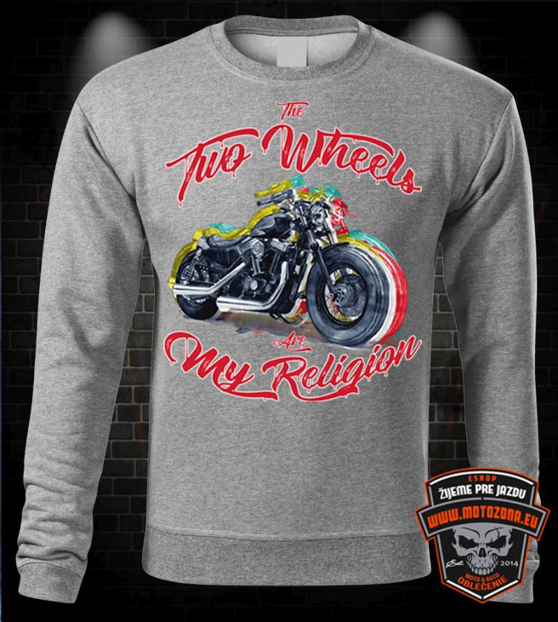 Mikina Two Wheels - My Religion