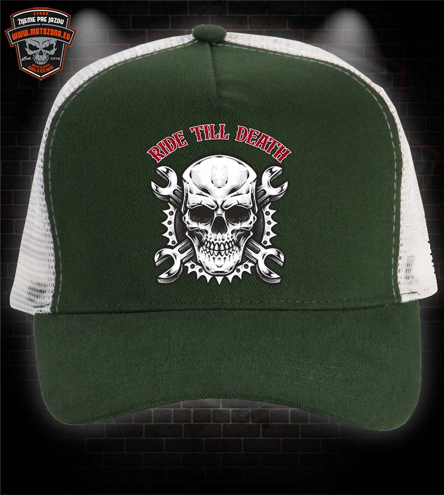 Šiltovka Ride till Death Skull