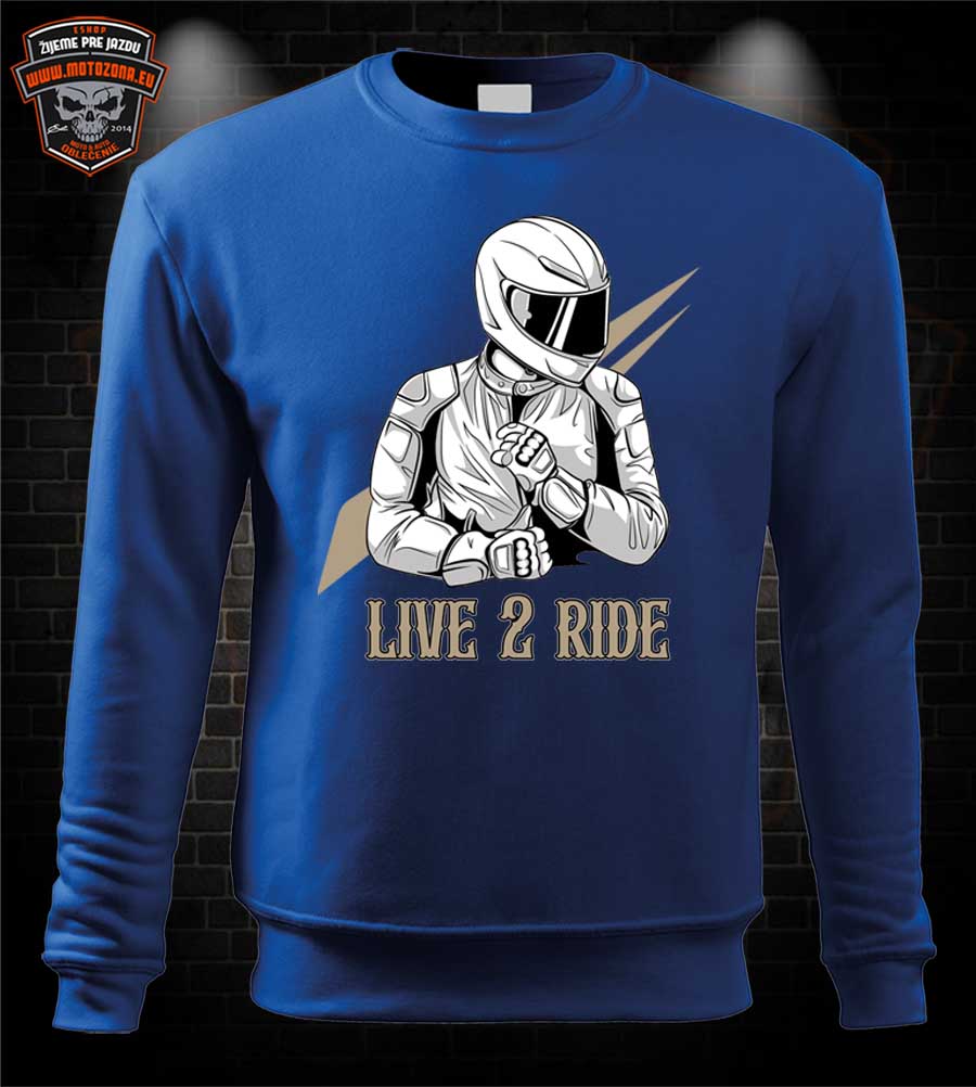 Moto mikina Live 2 Ride