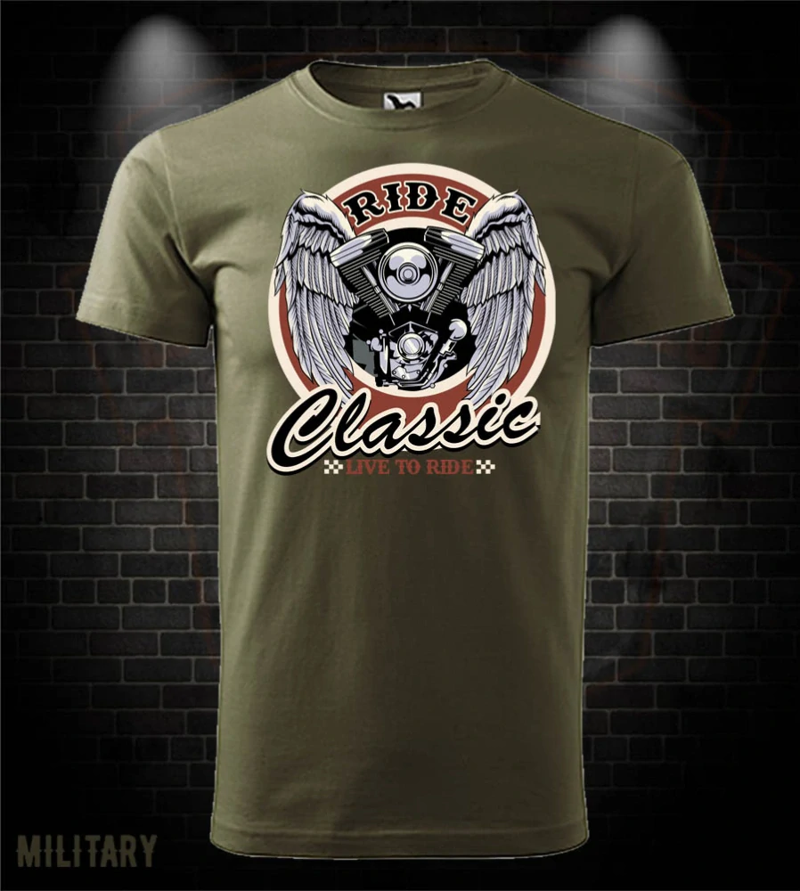 Motorkárske tričko Ride Classic