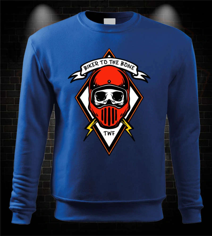 Moto mikina Biker to the bone