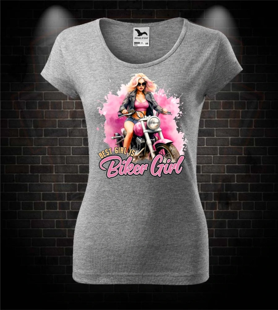 Dámske mototričko Best girl is Biker girl