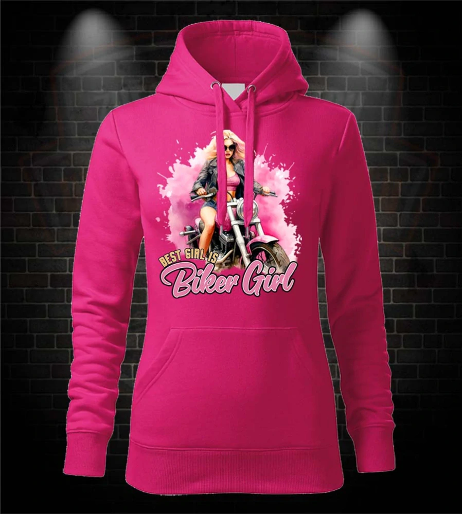 Dámska moto mikina Best girl is biker girl