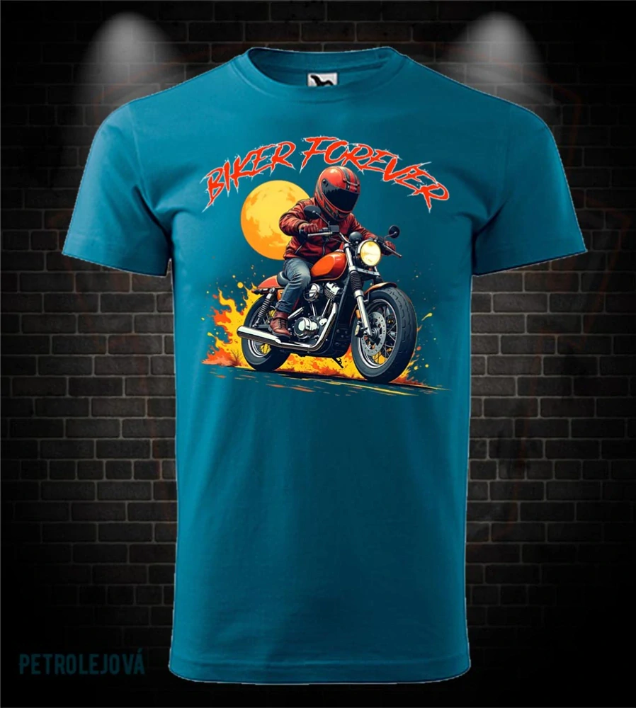 Motorkárske tričko Biker Forever