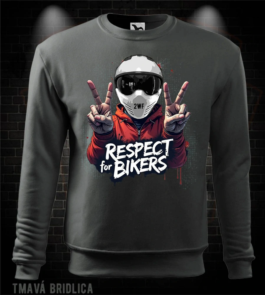 Moto mikina Respect for Bikers