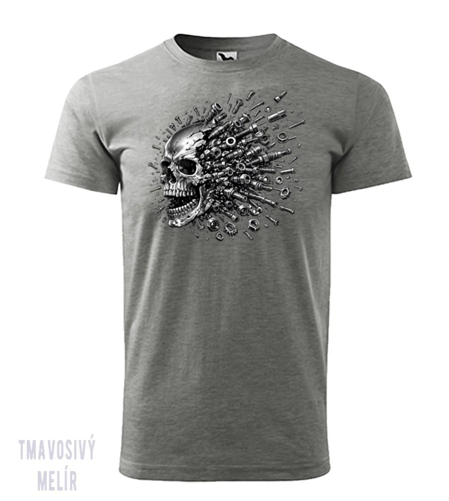 Motorkárske tričko Skull | Motorkárska duša