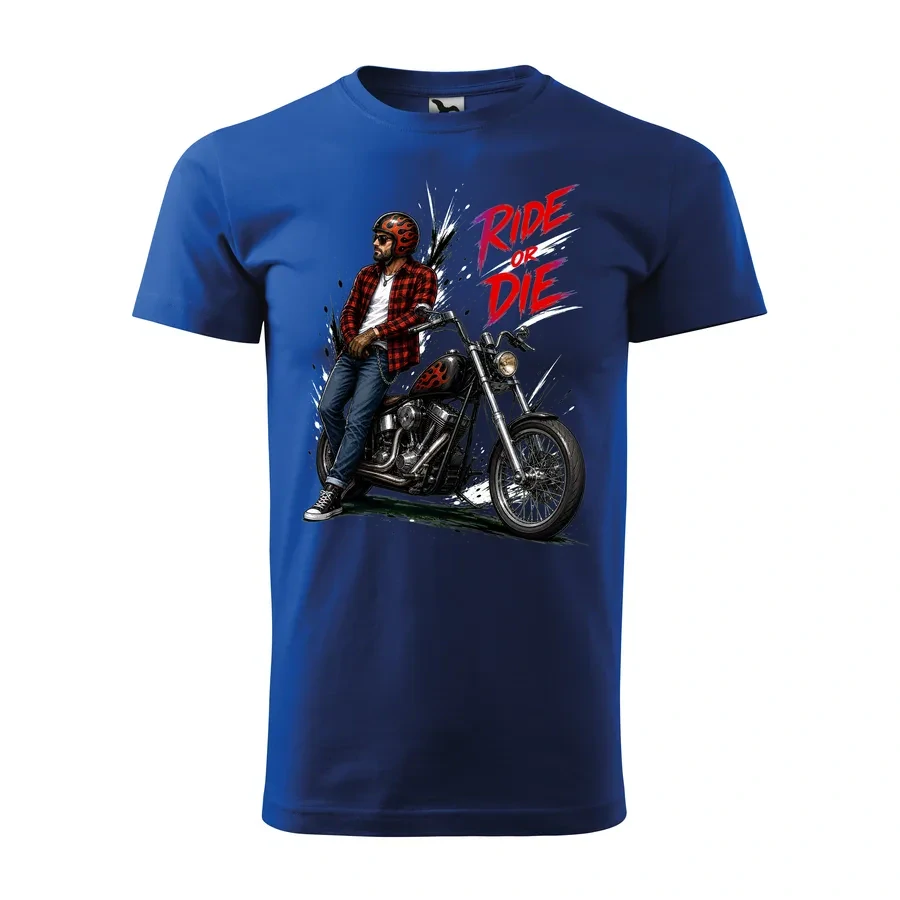 Motorkárske tričko Ride or Die - Chopper | Klasika na dvoch kolesách