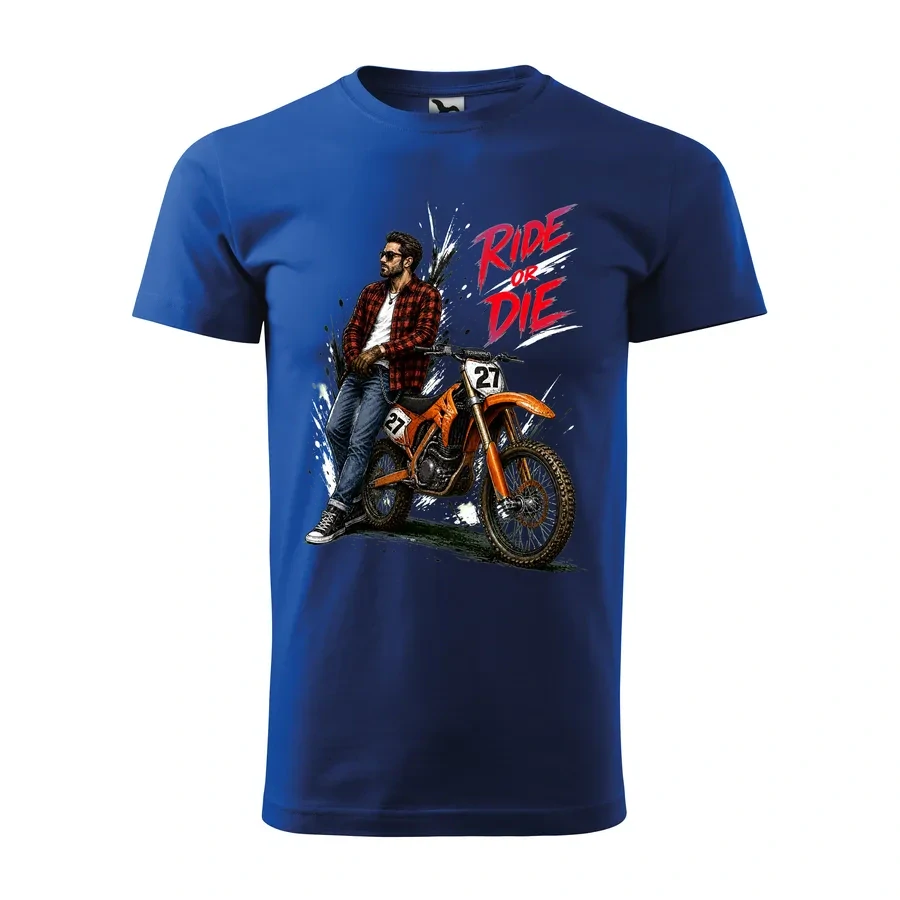 Motorkárske tričko Ride or Die - Motocross | Adrenalín v teréne