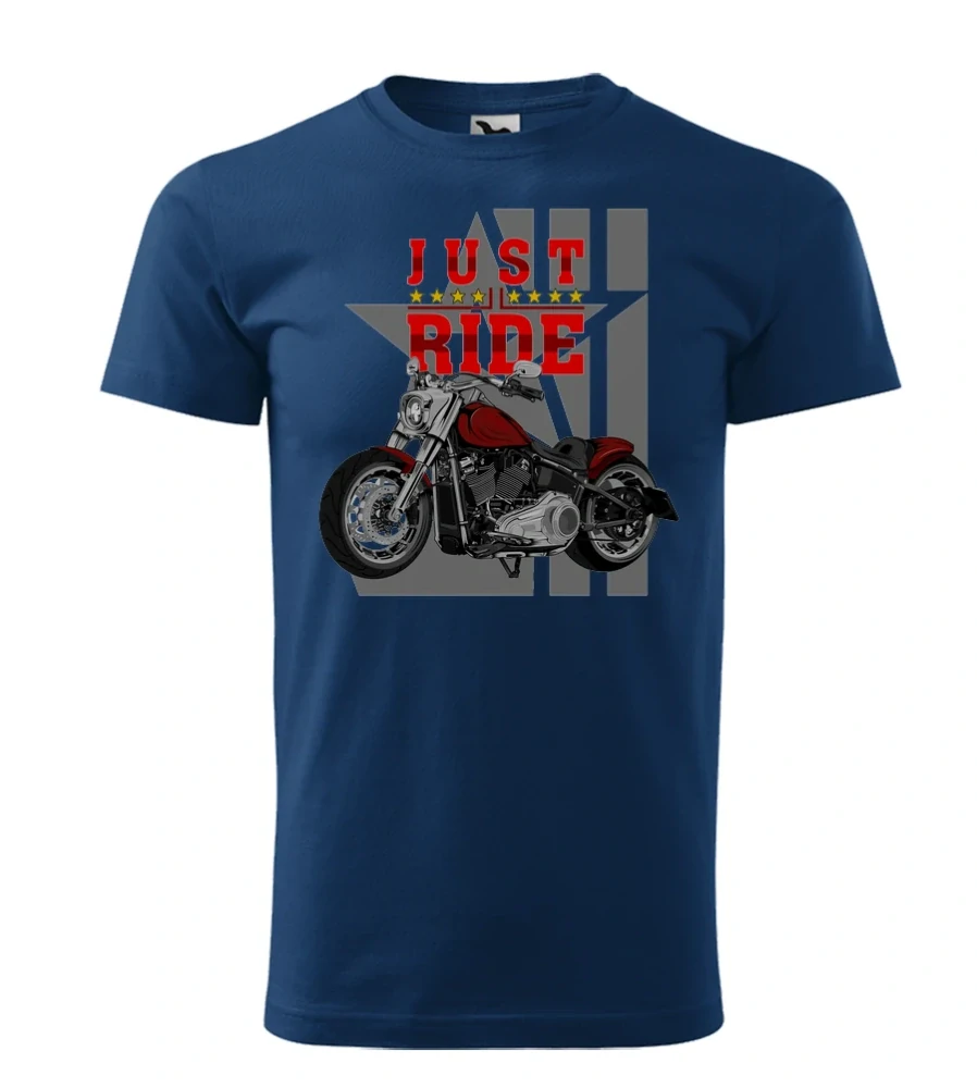 Motorkárske tričko Just Ride | Čistá radosť z jazdy