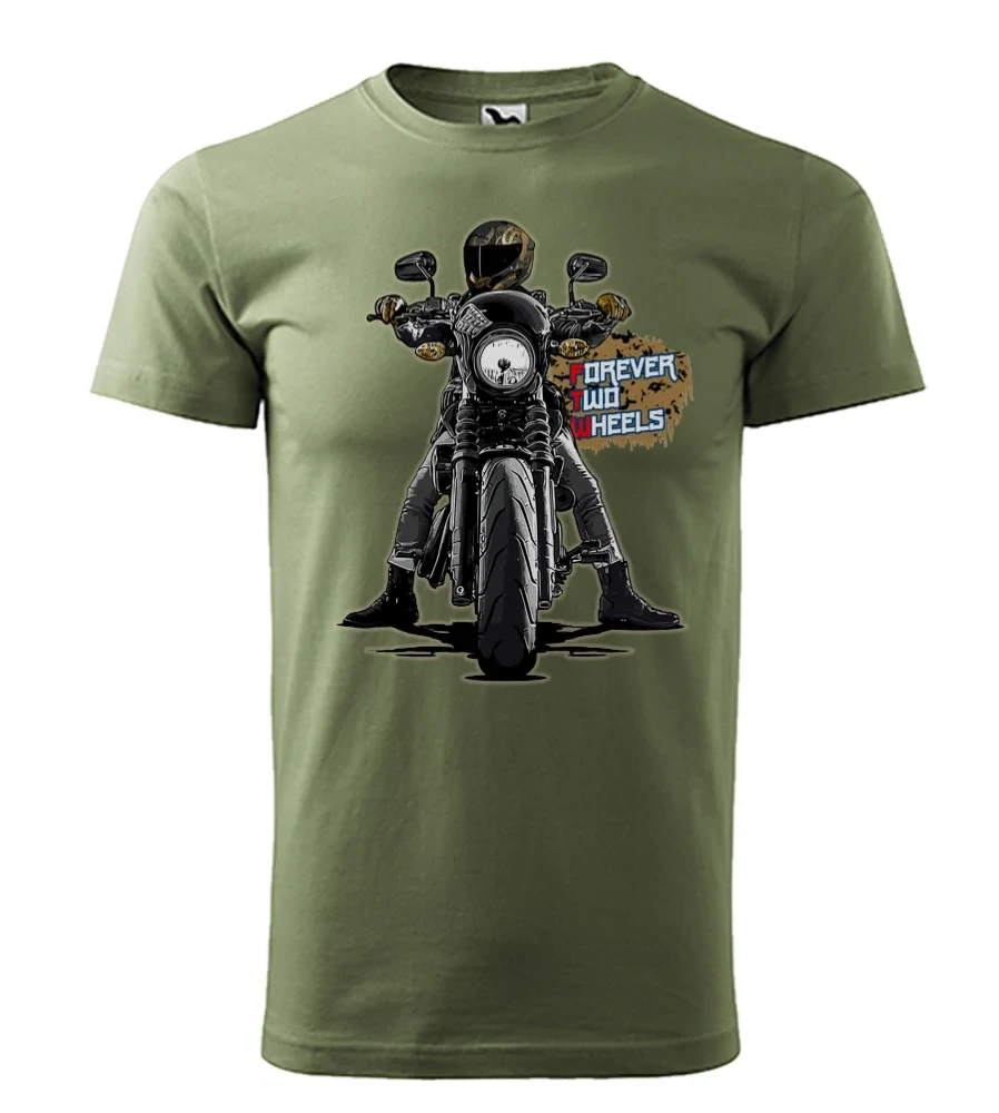 Motorkárske tričko Forever Two Wheels | Navždy na dvoch kolesách