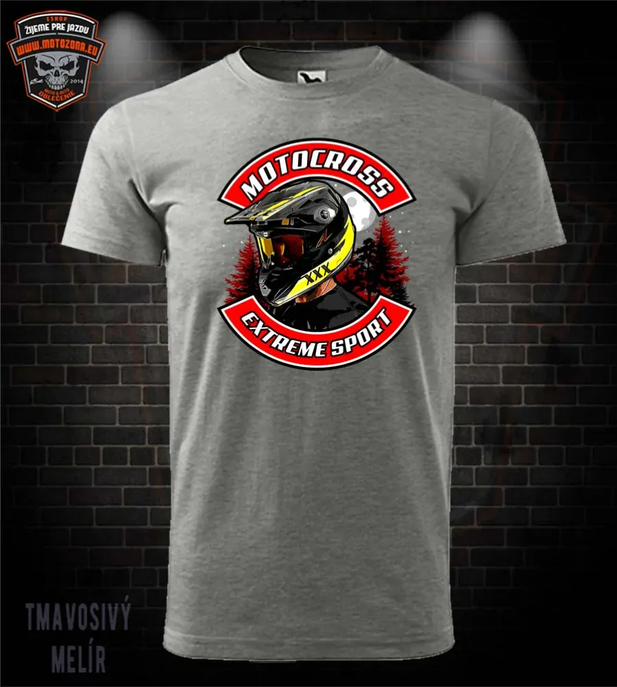 Motorkárske tričko Motocross - Extreme Sport