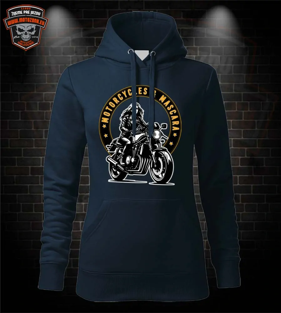 Dámska mikina Motorycles & Mascara s kapucou