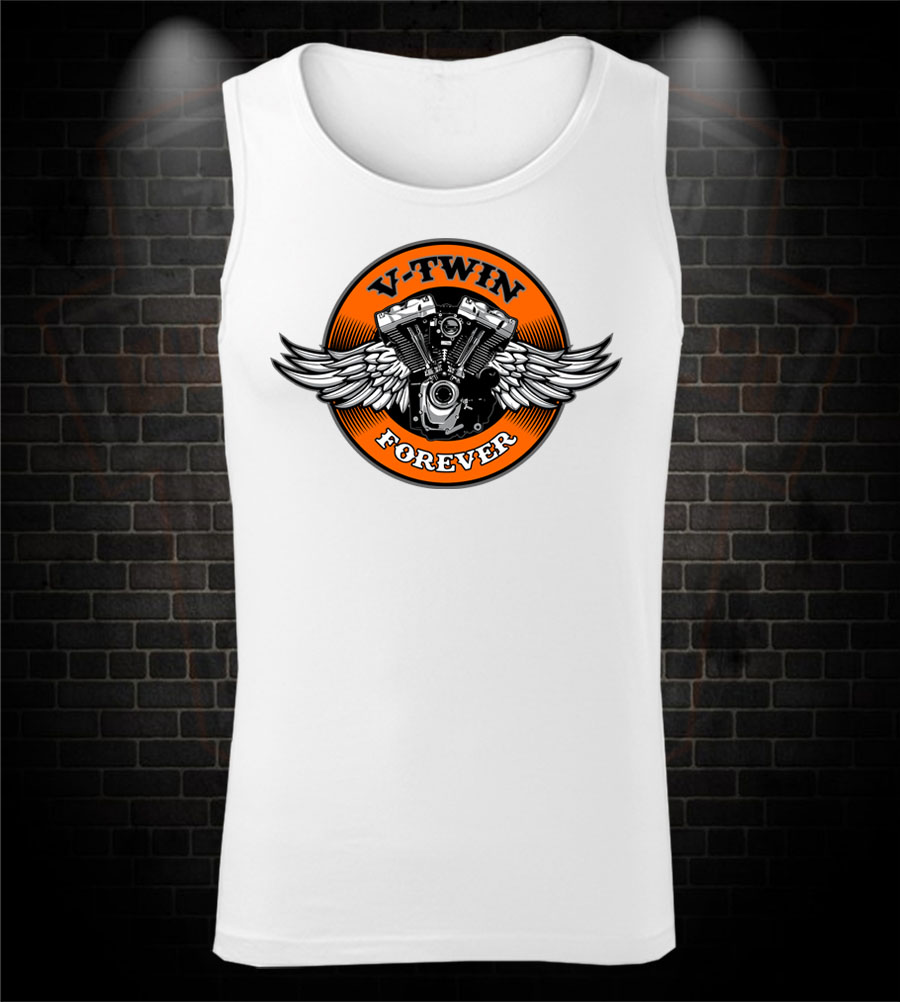 Motorkárske tielko V-Twin Forever