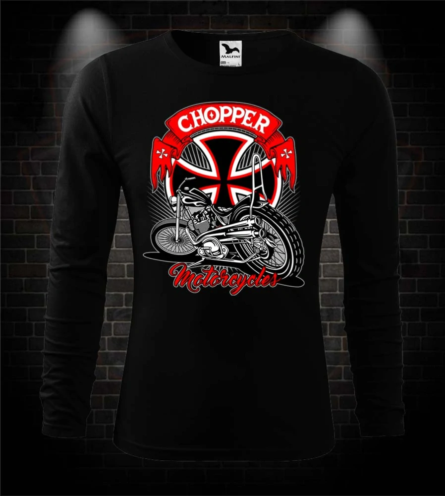 Mototričko s dlhým rukávom Chopper Motorcycles