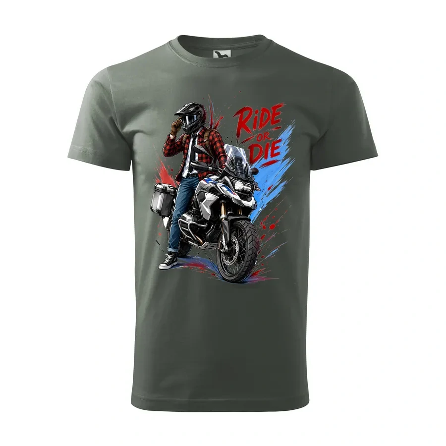 Motorkárske tričko Ride or Die | Cestovné enduro