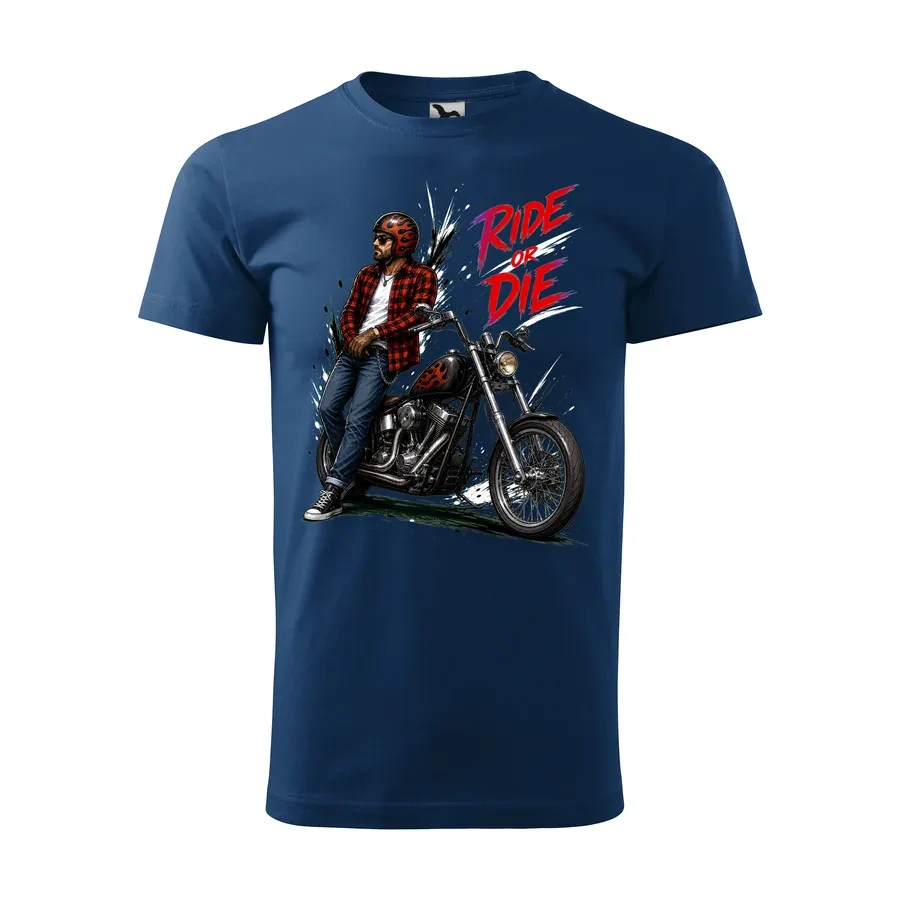 Motorkárske tričko Ride or Die - Chopper | Klasika na dvoch kolesách