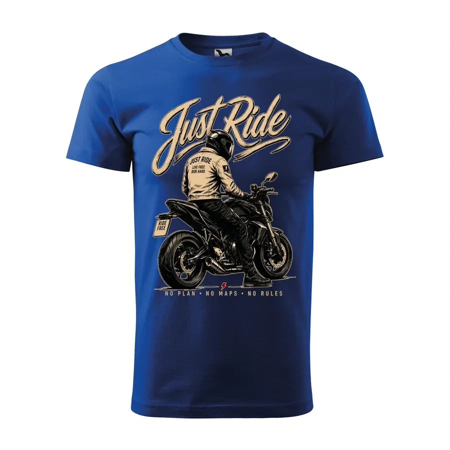 Motorkárske tričko Just Ride | Čistá radosť z jazdy