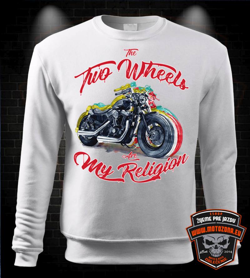 Mikina Two Wheels - My Religion